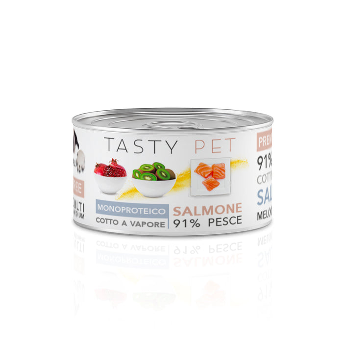 Tasty Pet Confezione di Alimento Completo Umido per Cani - 2301 Patè Monoproteico ToNno Melagrana e Kiwi