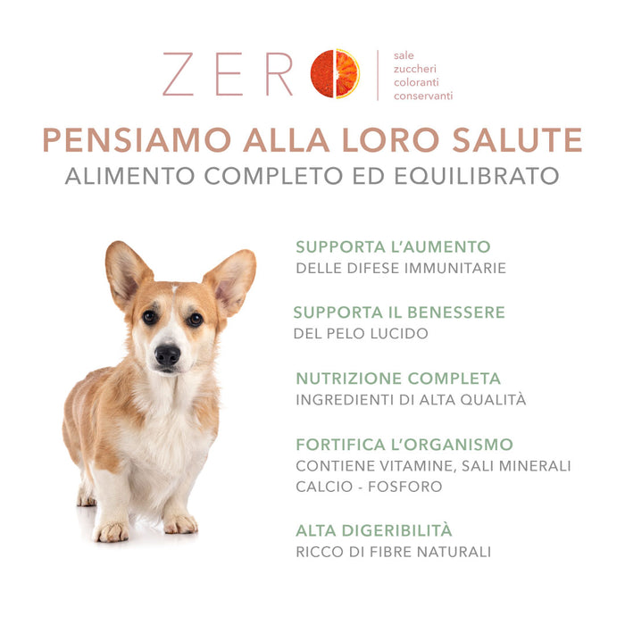 Confezione di Alimento Completo Umido per Cani - 2207 Filetti in Gelatina Manzo Maiale Zucchine